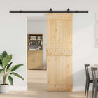 Schuifdeur Narvik 70x210 cm naturel staal