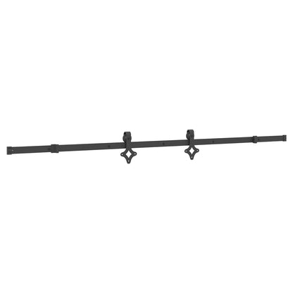Schuifdeur NARVIK Naturel en Zwart 95 x 210 cm (213,5 cm)