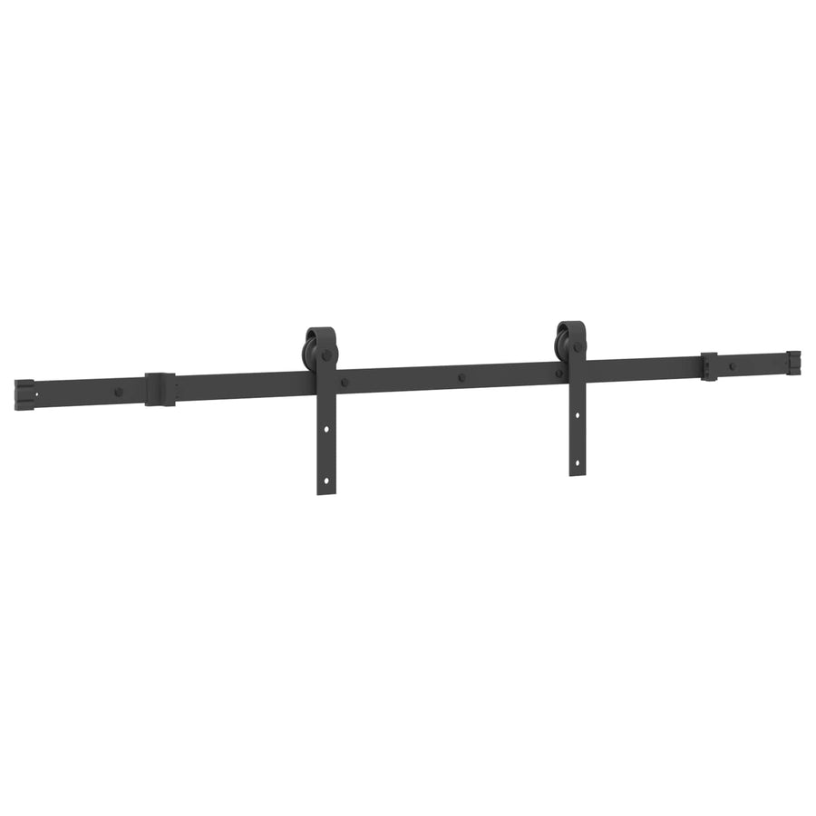 Schuifdeur NARVIK Naturel en Zwart 85 x 210 cm (152,5 cm)