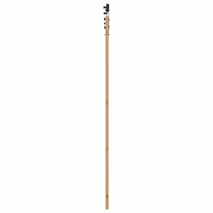 Schuifdeur Naturel en Zwart 83 x 232 cm Massief grenenhout