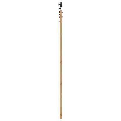 Schuifdeur Naturel en Zwart 86 x 198,5 cm Massief grenenhout