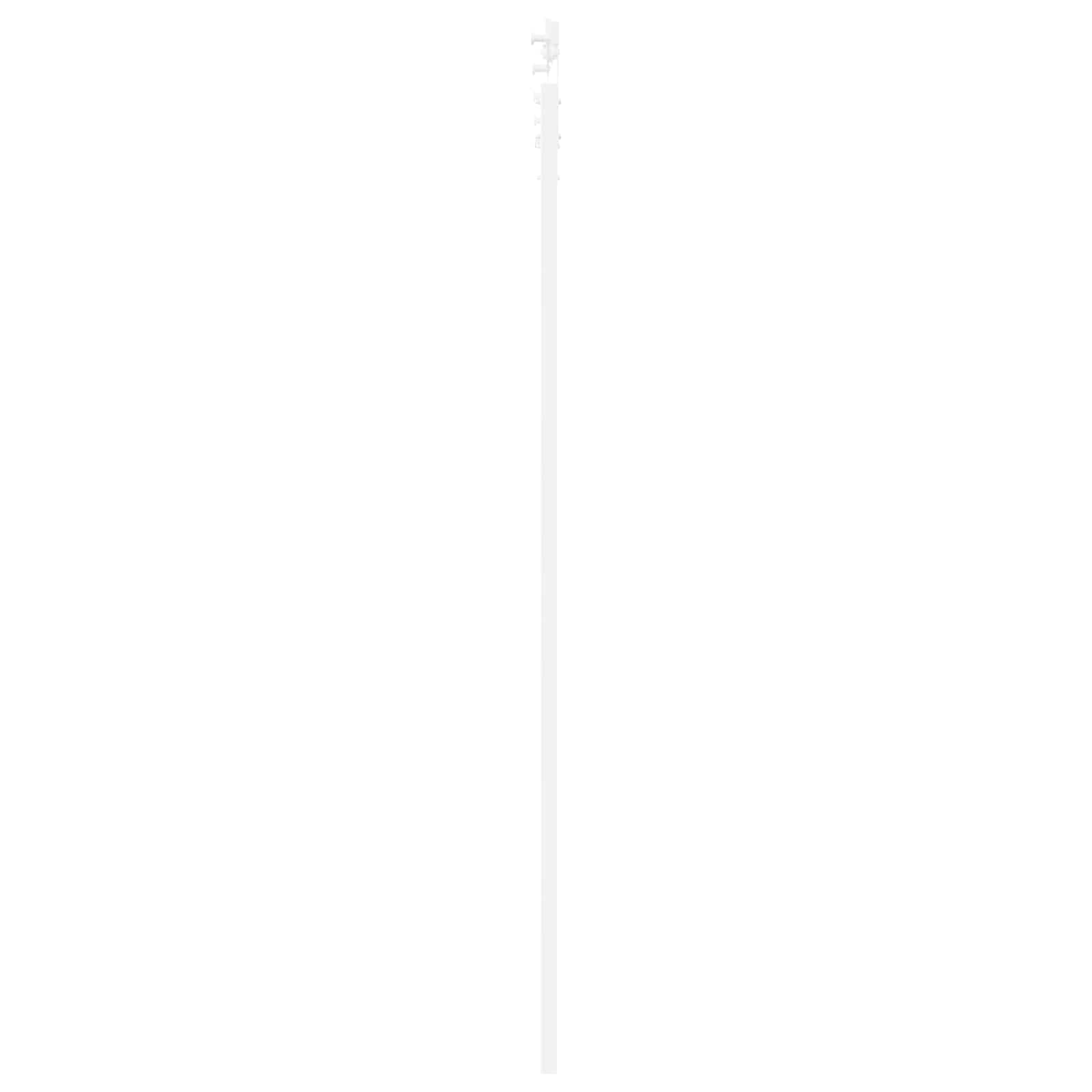 Schuifdeur Wit 83 x 232 cm Massief grenenhout