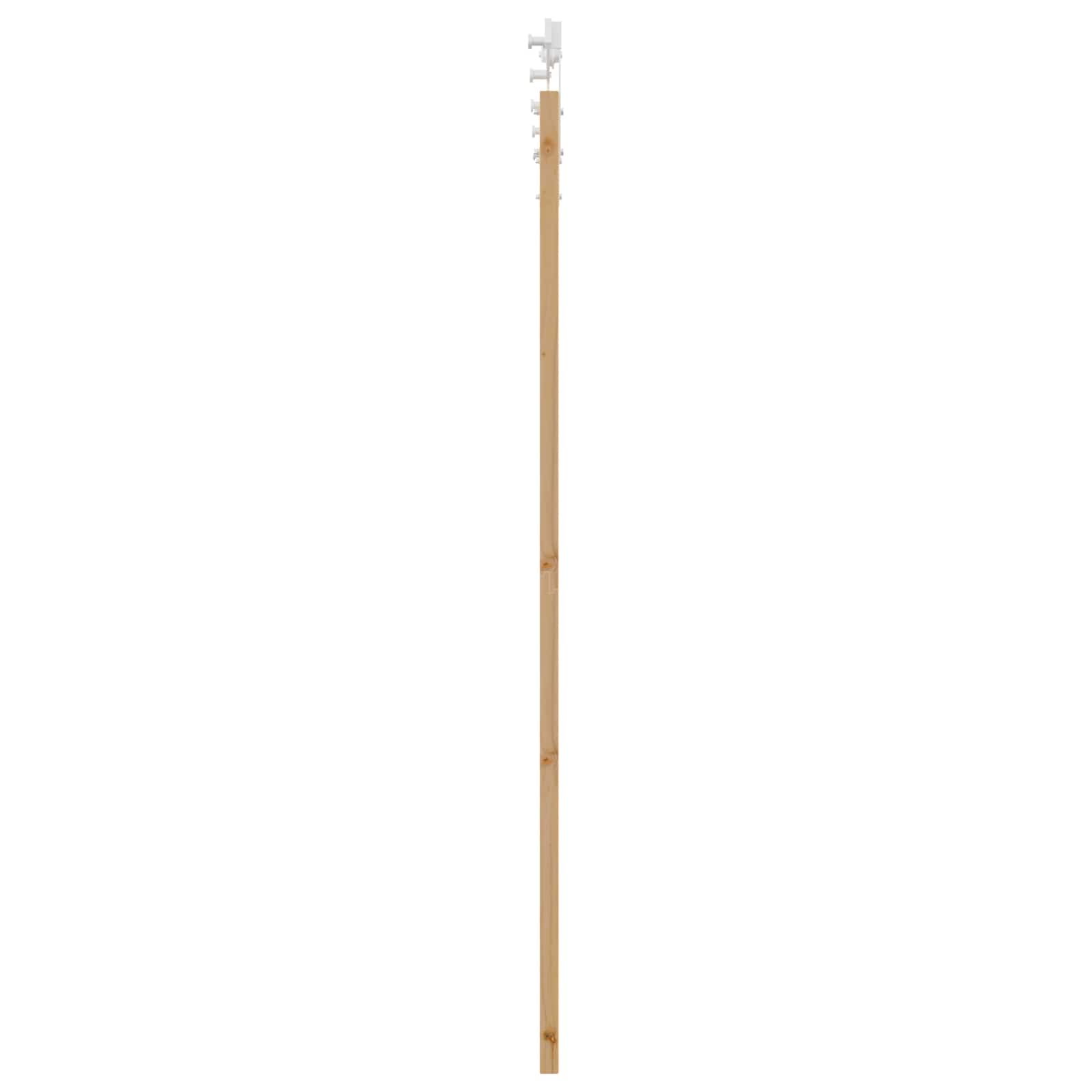 Schuifdeur Natuurlijk en Wit 86 x 198,5 cm Massief grenenhout