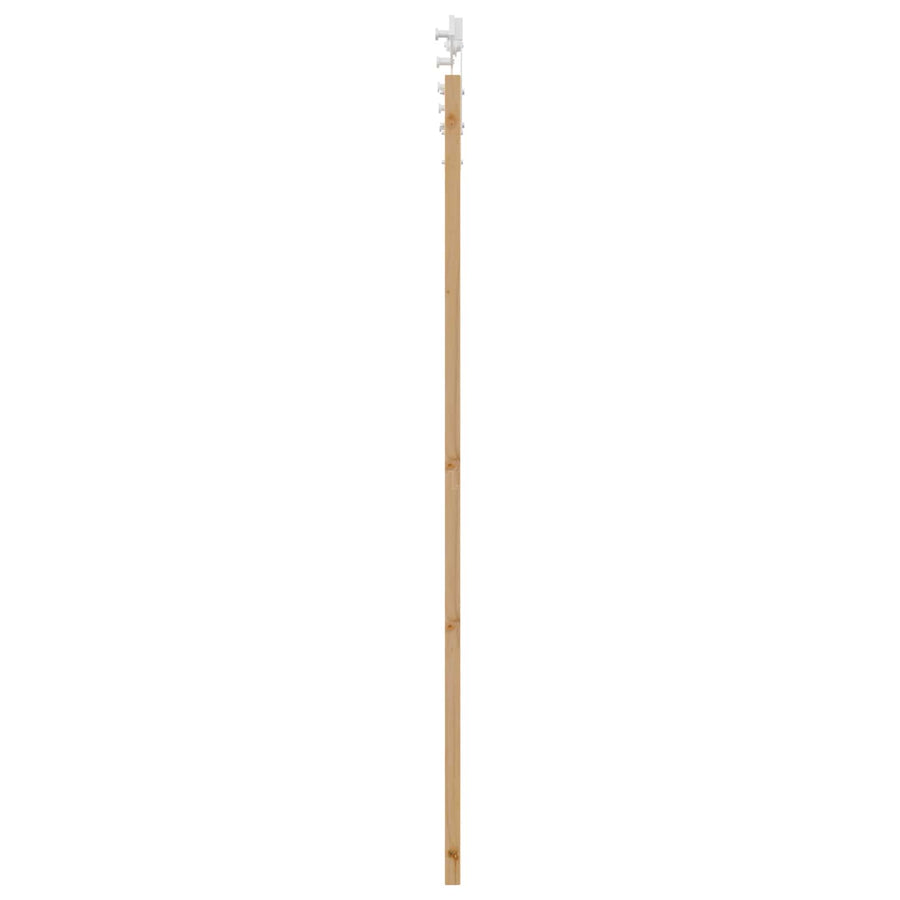 Schuifdeur Natuurlijk en Wit 86 x 198,5 cm Massief grenenhout