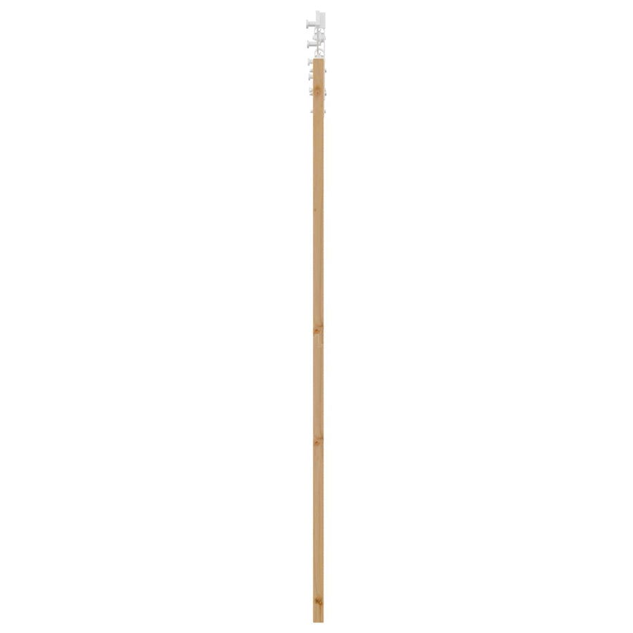 Schuifdeur Natuurlijk en Wit 61 x 198,5 cm Massief grenenhout