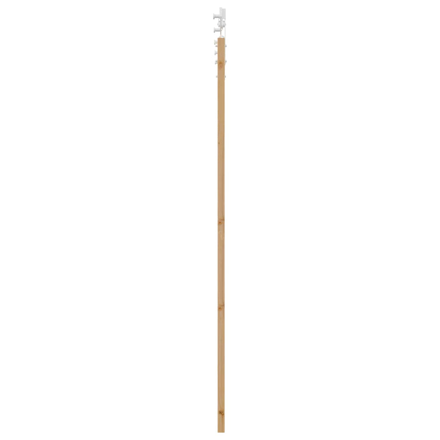 Schuifdeur Natuurlijk en Wit 73,5 x 211 cm Massief grenenhout