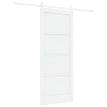 Schuifdeur Wit 83 x 202 cm Massief grenenhout