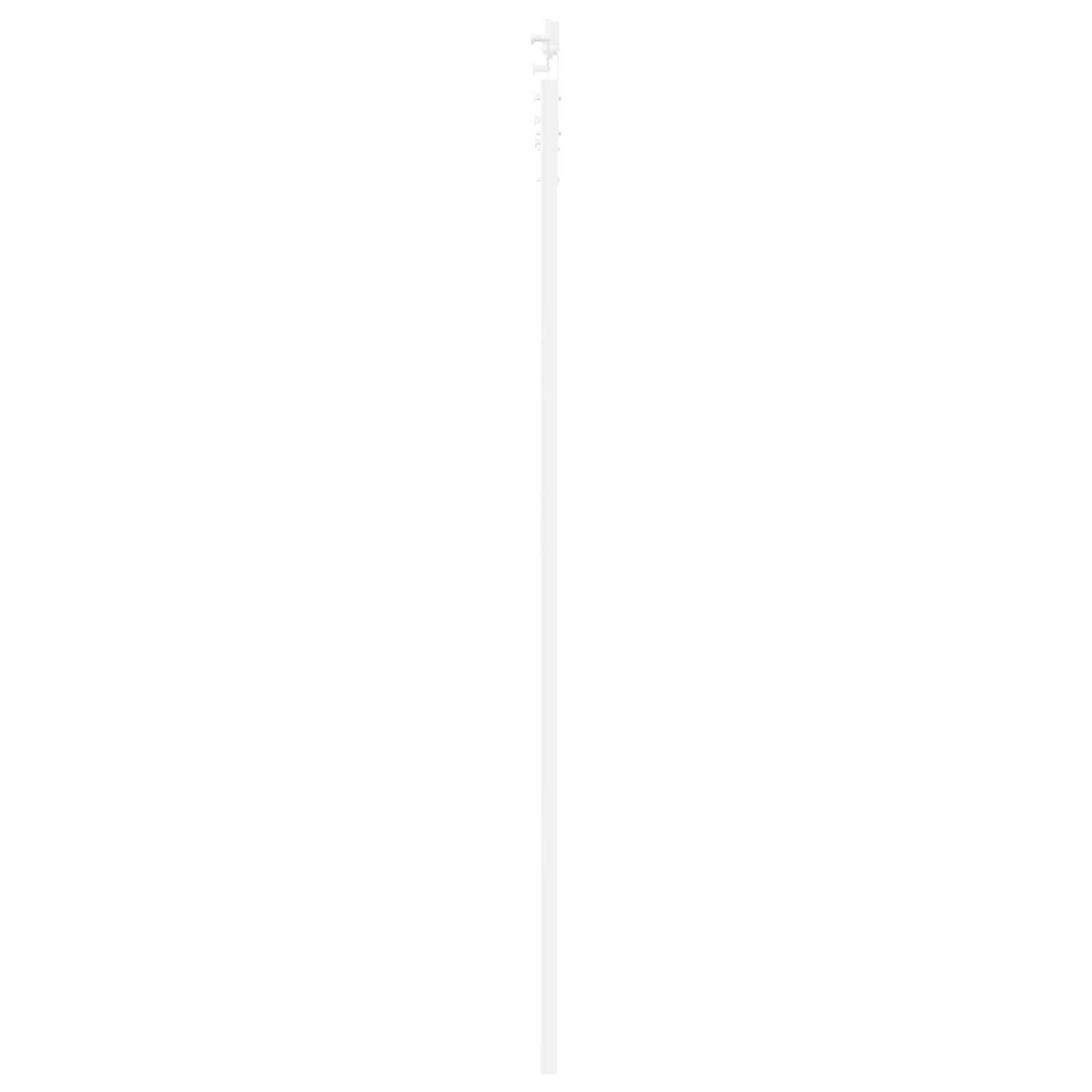 Schuifdeur Wit 83 x 232 cm Massief grenenhout