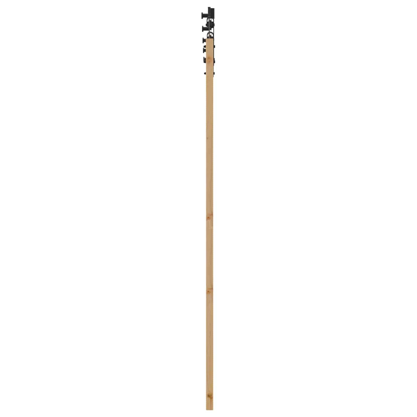 Schuifdeur Naturel 61 x 198,5 cm Massief grenenhout