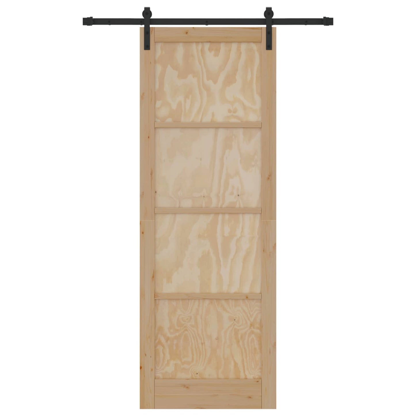 Schuifdeur Naturel 83 x 232 cm Massief grenenhout