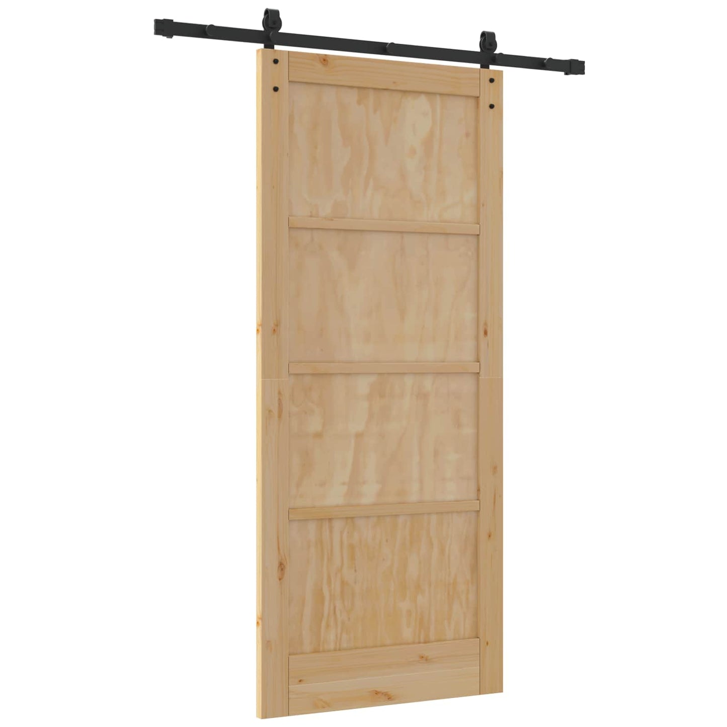 Schuifdeur Naturel 86 x 198,5 cm Massief grenenhout