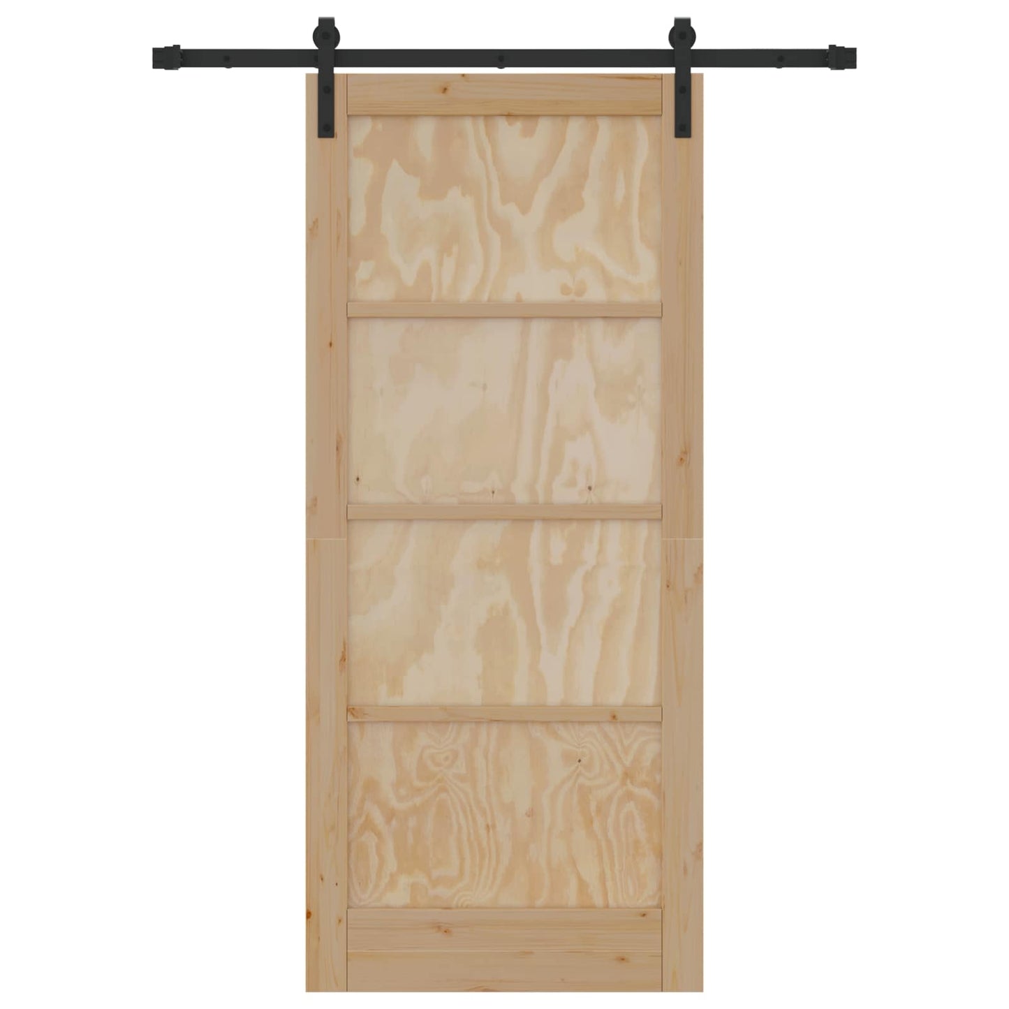 Schuifdeur Naturel 86 x 198,5 cm Massief grenenhout