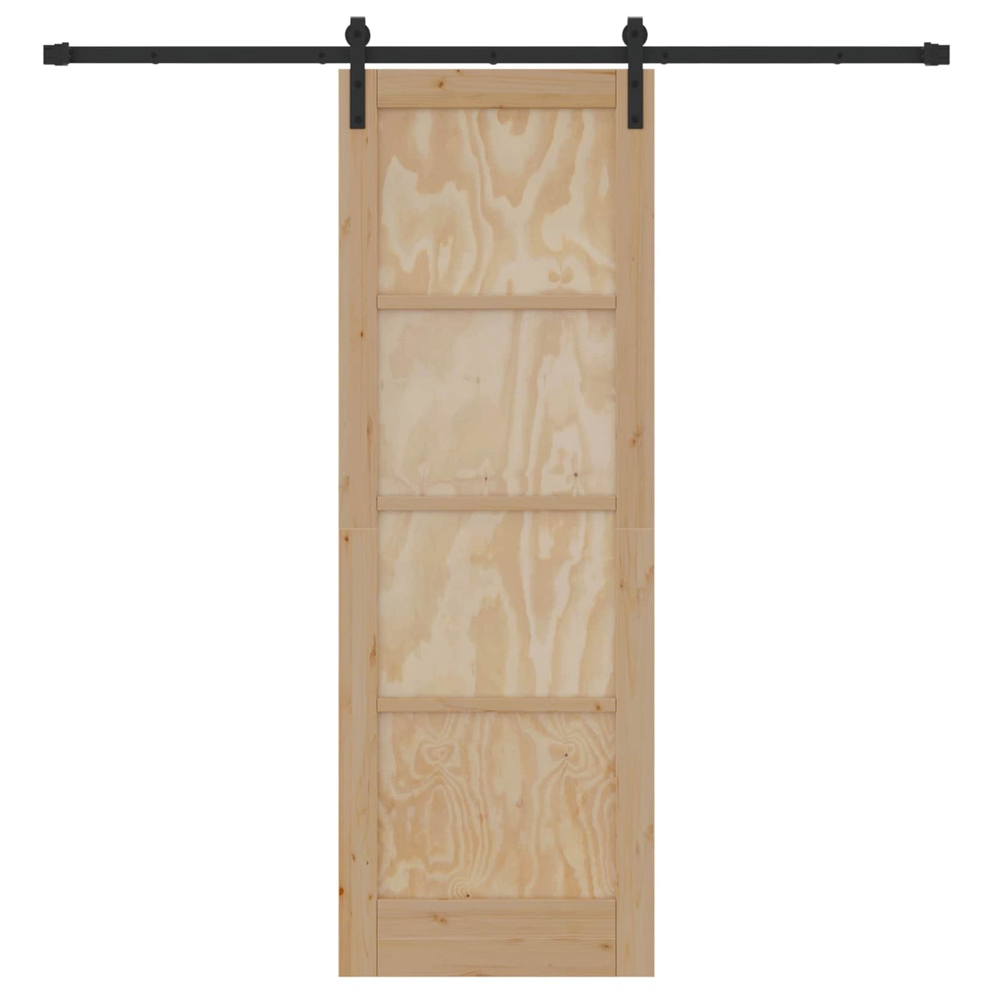 Schuifdeur Naturel 73,5 x 211 cm Massief grenenhout