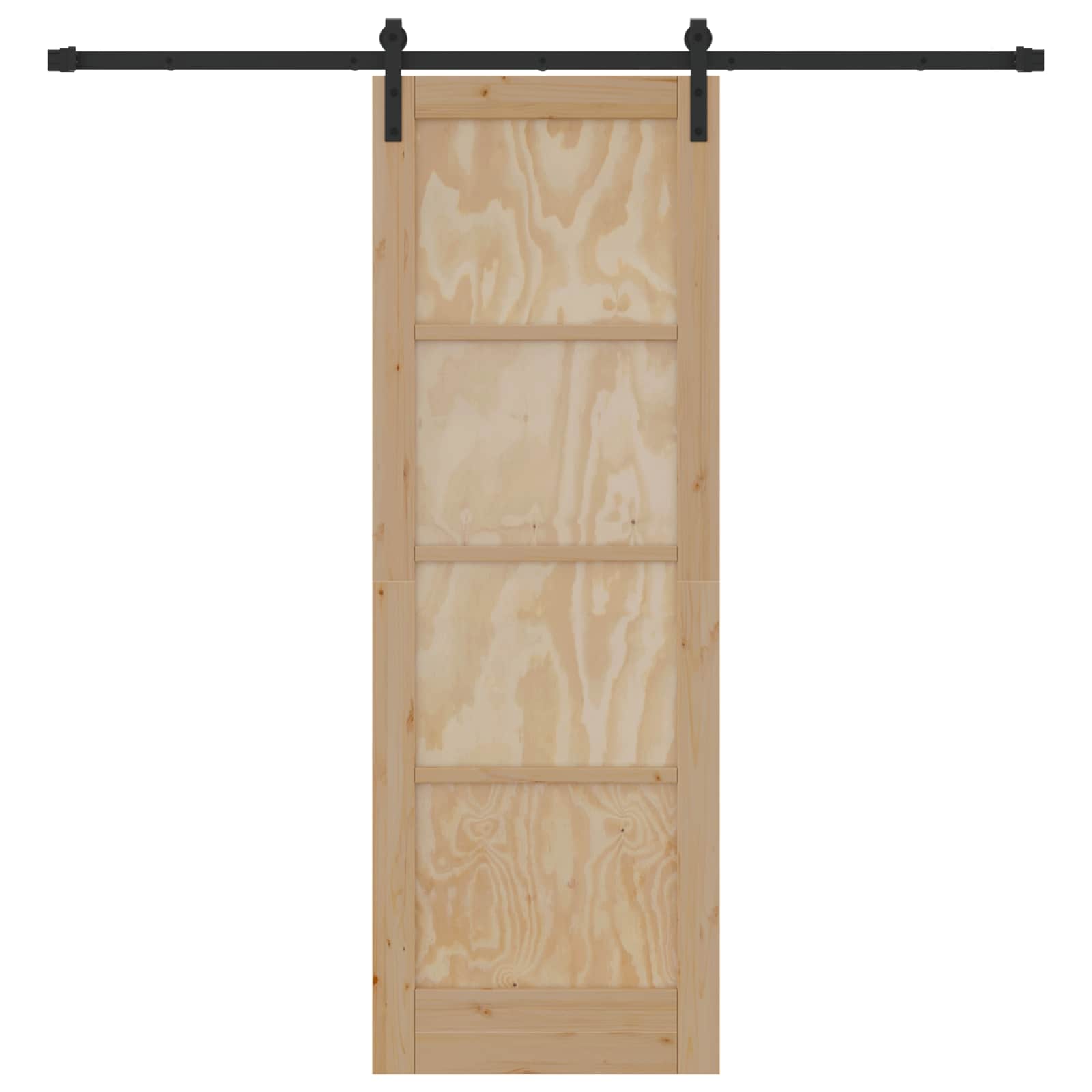 Schuifdeur Naturel 73,5 x 211 cm Massief grenenhout