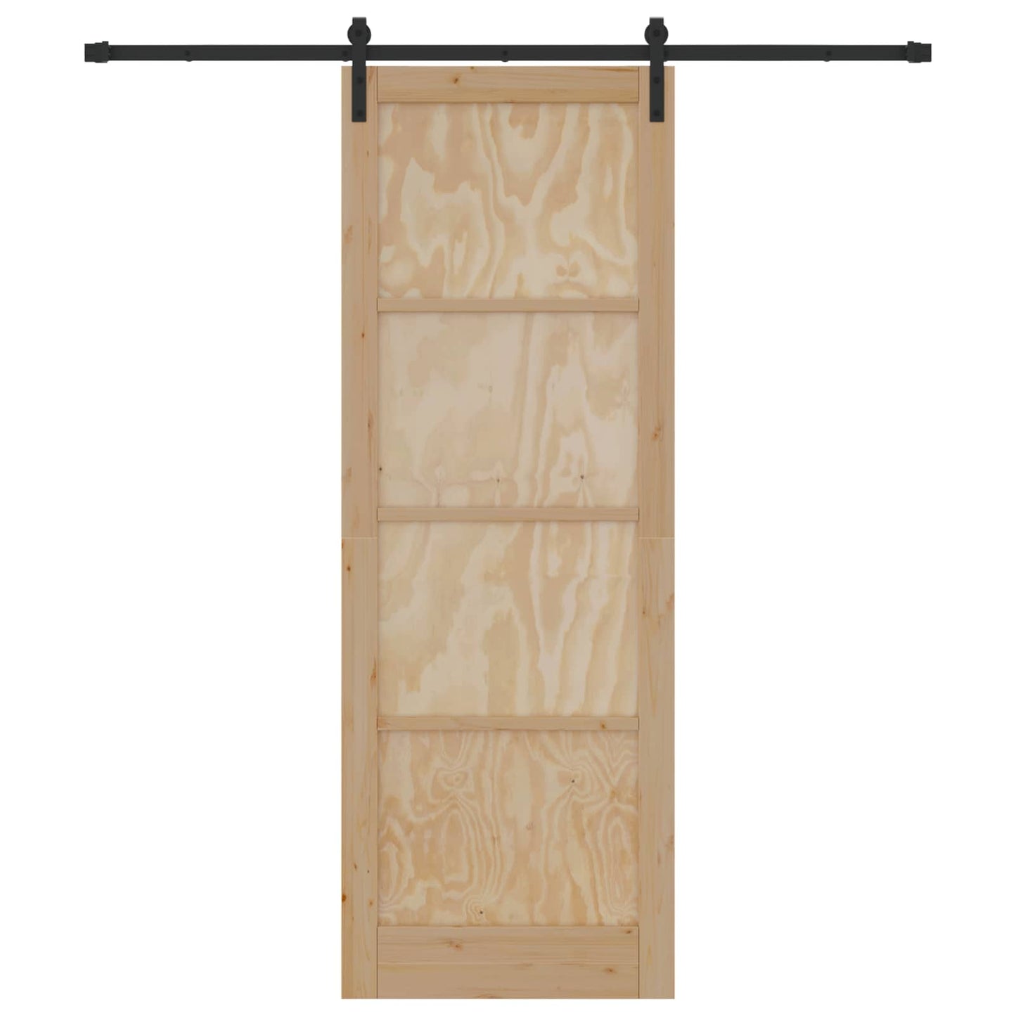 Schuifdeur Naturel 83 x 232 cm Massief grenenhout