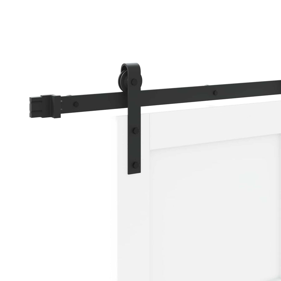 Schuifdeur Wit 83 x 232 cm Massief grenenhout