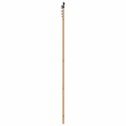 Schuifdeur Naturel en Zwart 83 x 232 cm Massief grenenhout
