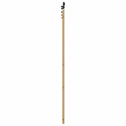 Schuifdeur Naturel en Zwart 86 x 198,5 cm Massief grenenhout