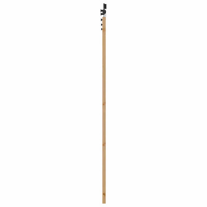 Schuifdeur Naturel en Zwart 86 x 211 cm Massief grenenhout