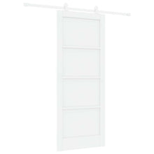 Schuifdeur Wit 83 x 202 cm Massief grenenhout