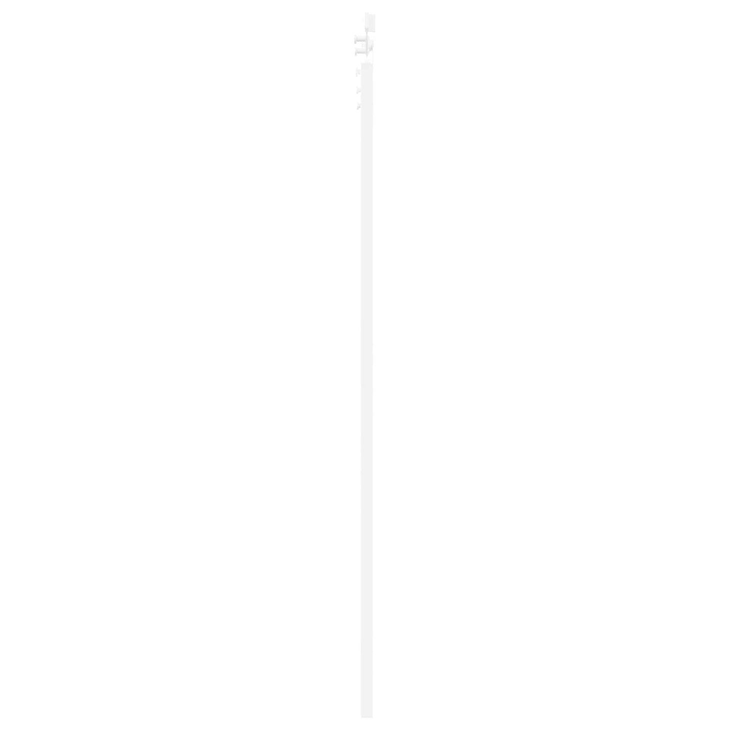 Schuifdeur Wit 83 x 202 cm Massief grenenhout