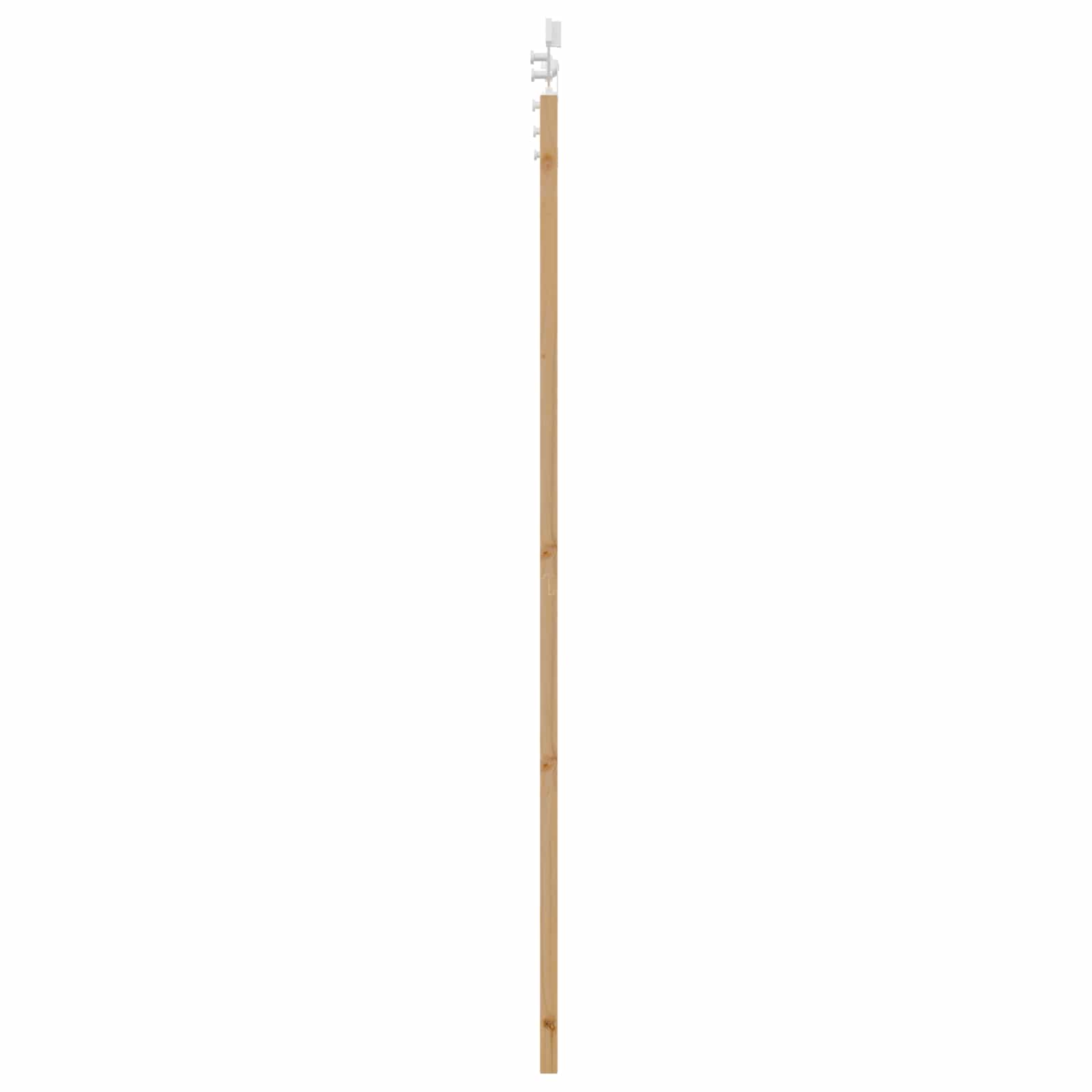 Schuifdeur Natuurlijk en Wit 83 x 211 cm Massief grenenhout