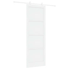 Schuifdeur Wit 83 x 232 cm Massief grenenhout