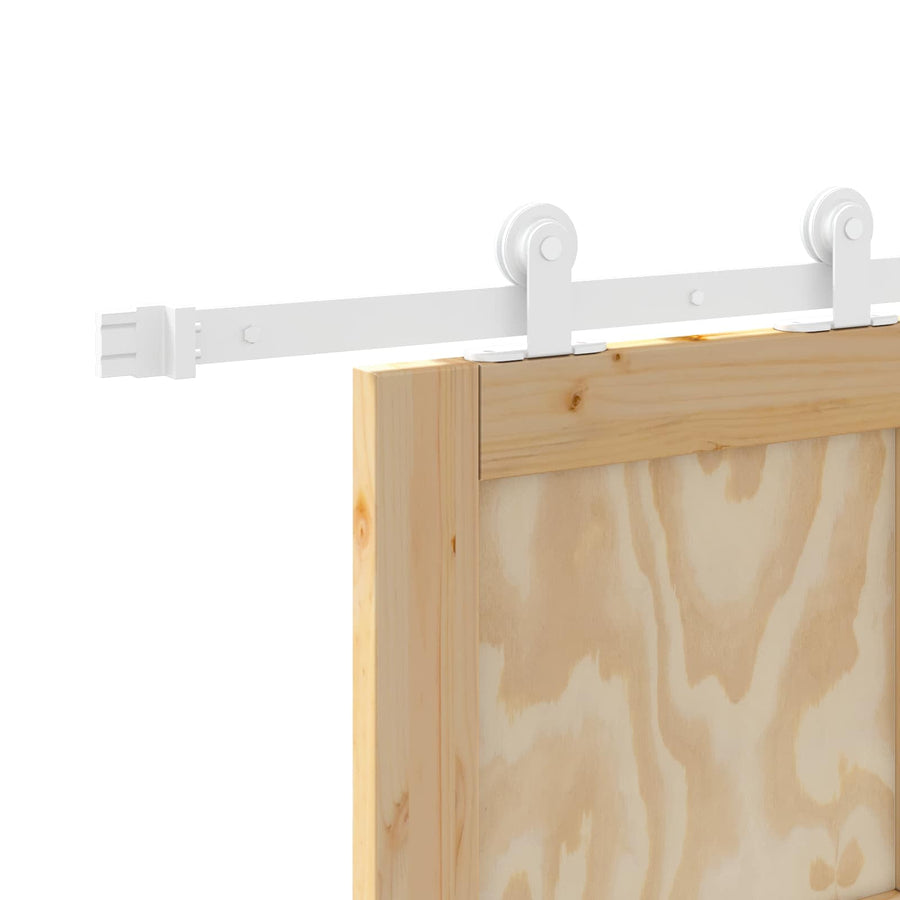 Schuifdeur Natuurlijk en Wit 86 x 211 cm Massief grenenhout