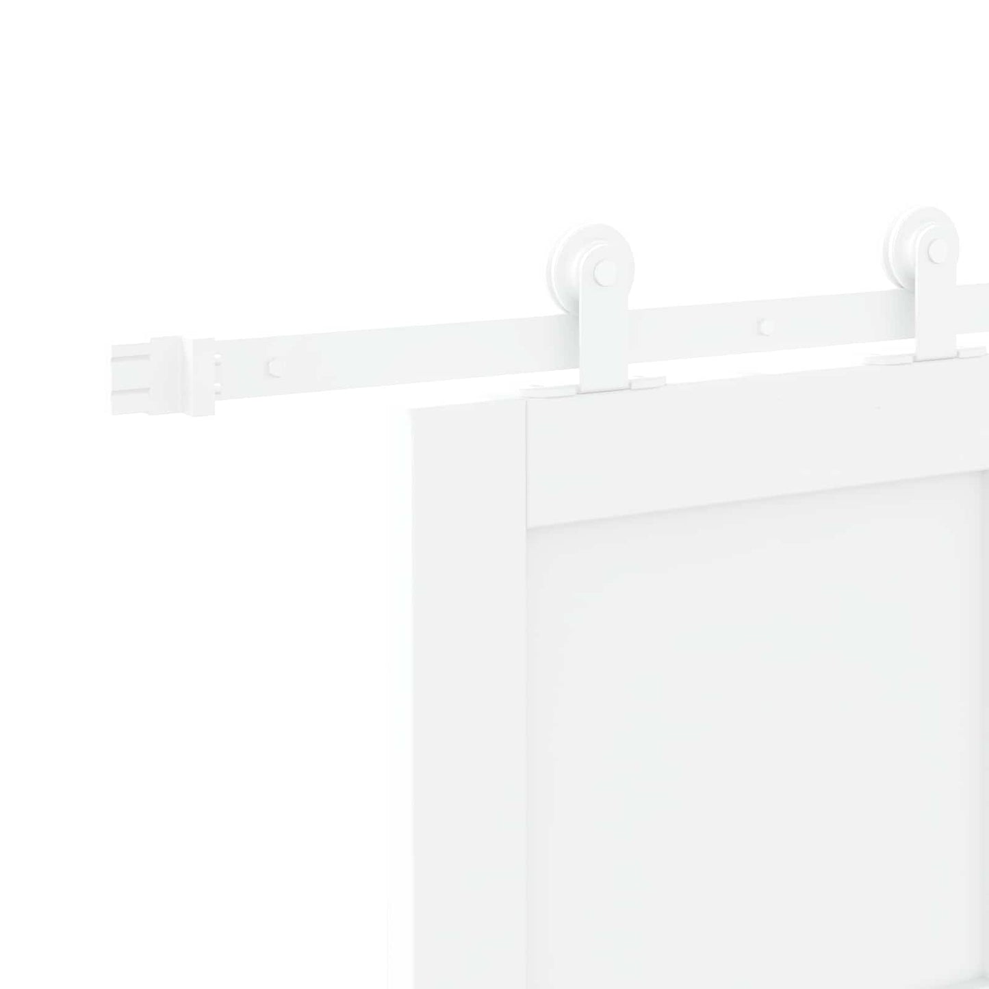 Schuifdeur Wit 83 x 232 cm Massief grenenhout