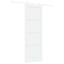 Schuifdeur Wit 83 x 232 cm Massief grenenhout