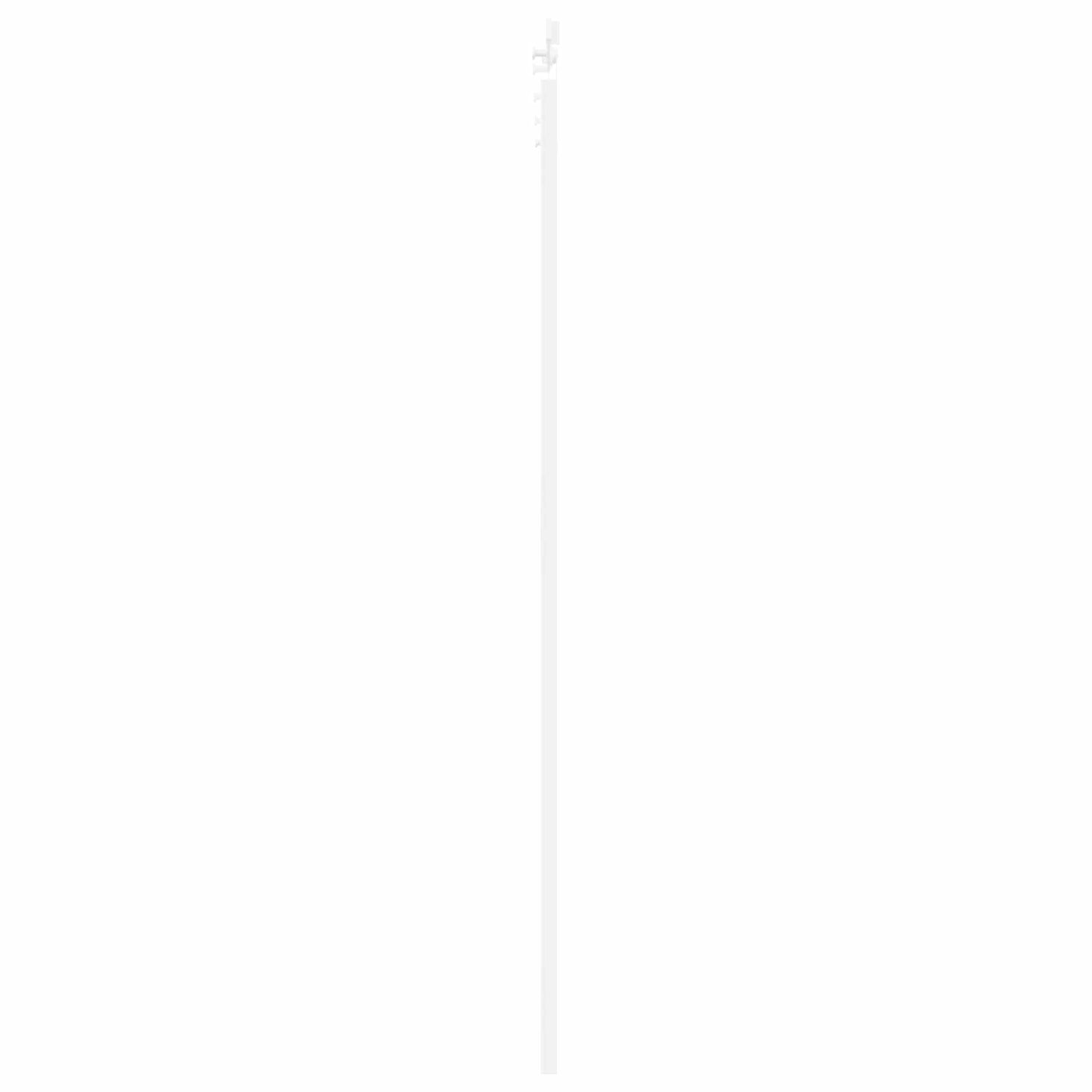 Schuifdeur Wit 83 x 232 cm Massief grenenhout