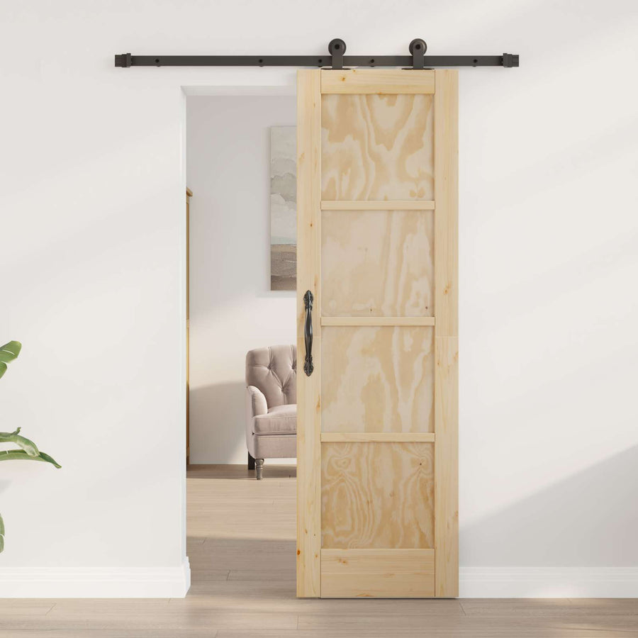 Schuifdeur ORKDAL Naturel 61 x 198,5 cm Massief grenenhout
