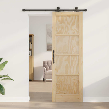 Schuifdeur ORKDAL Naturel 73,5 x 211 cm Massief grenenhout