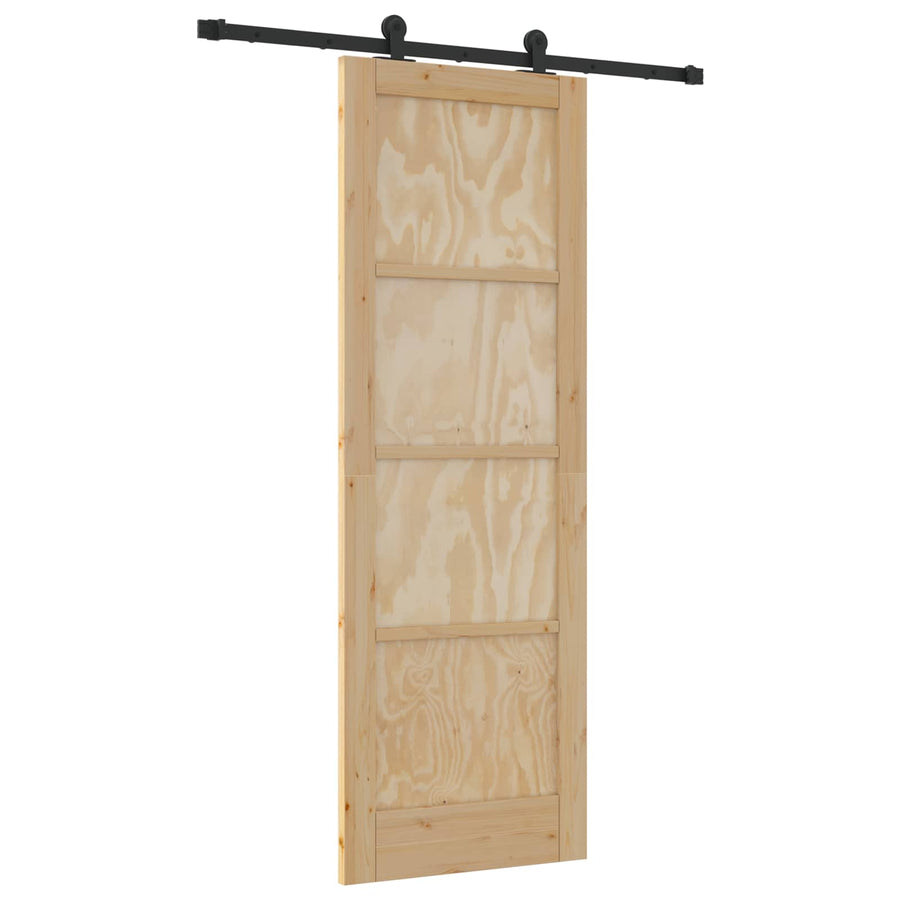 Schuifdeur ORKDAL Naturel 73,5 x 211 cm Massief grenenhout