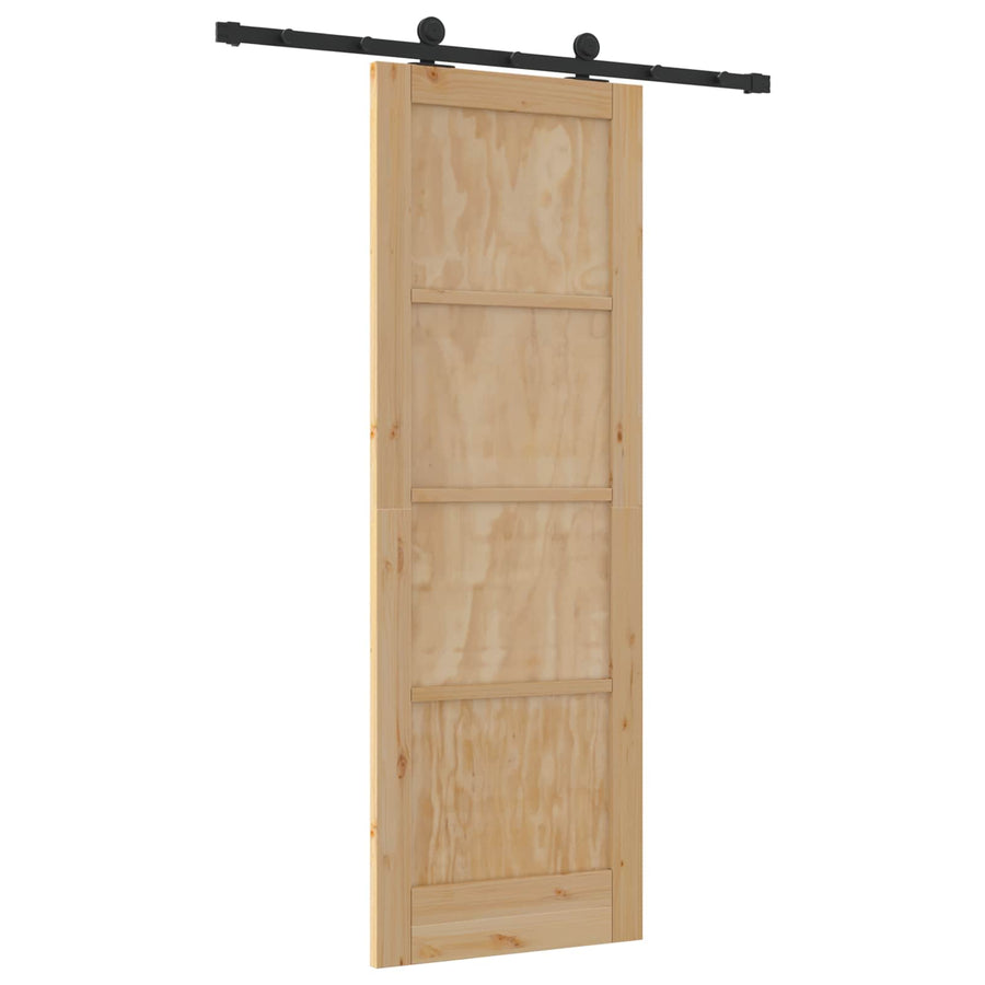 Schuifdeur ORKDAL Naturel 73,5 x 211 cm Massief grenenhout