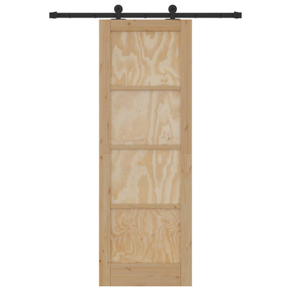 Schuifdeur ORKDAL Naturel 73,5 x 211 cm Massief grenenhout