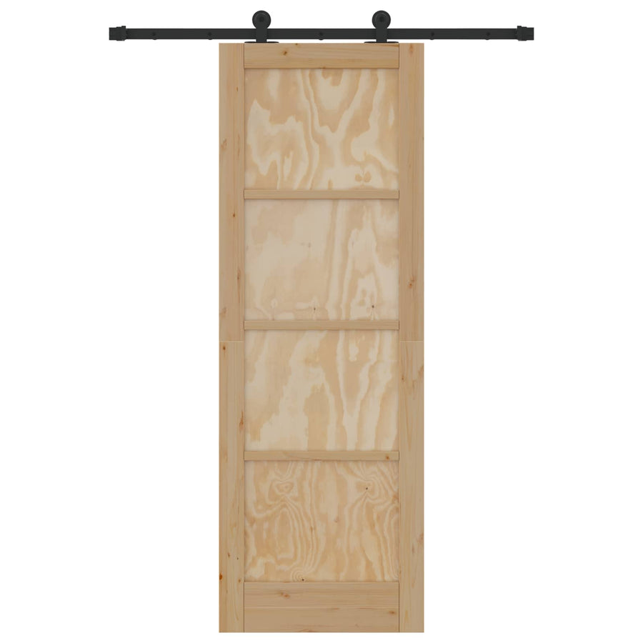 Schuifdeur ORKDAL Naturel 73,5 x 211 cm Massief grenenhout