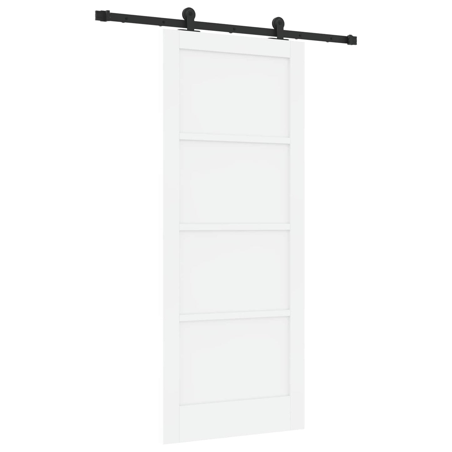Schuifdeur ORKDAL Wit 83 x 202 cm Massief grenenhout