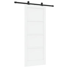 Schuifdeur ORKDAL Wit 83 x 202 cm Massief grenenhout