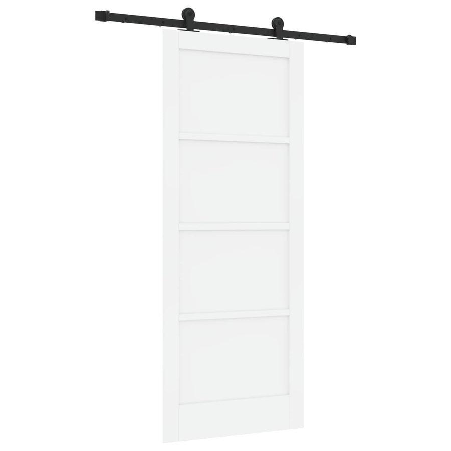 Schuifdeur ORKDAL Wit 83 x 202 cm Massief grenenhout