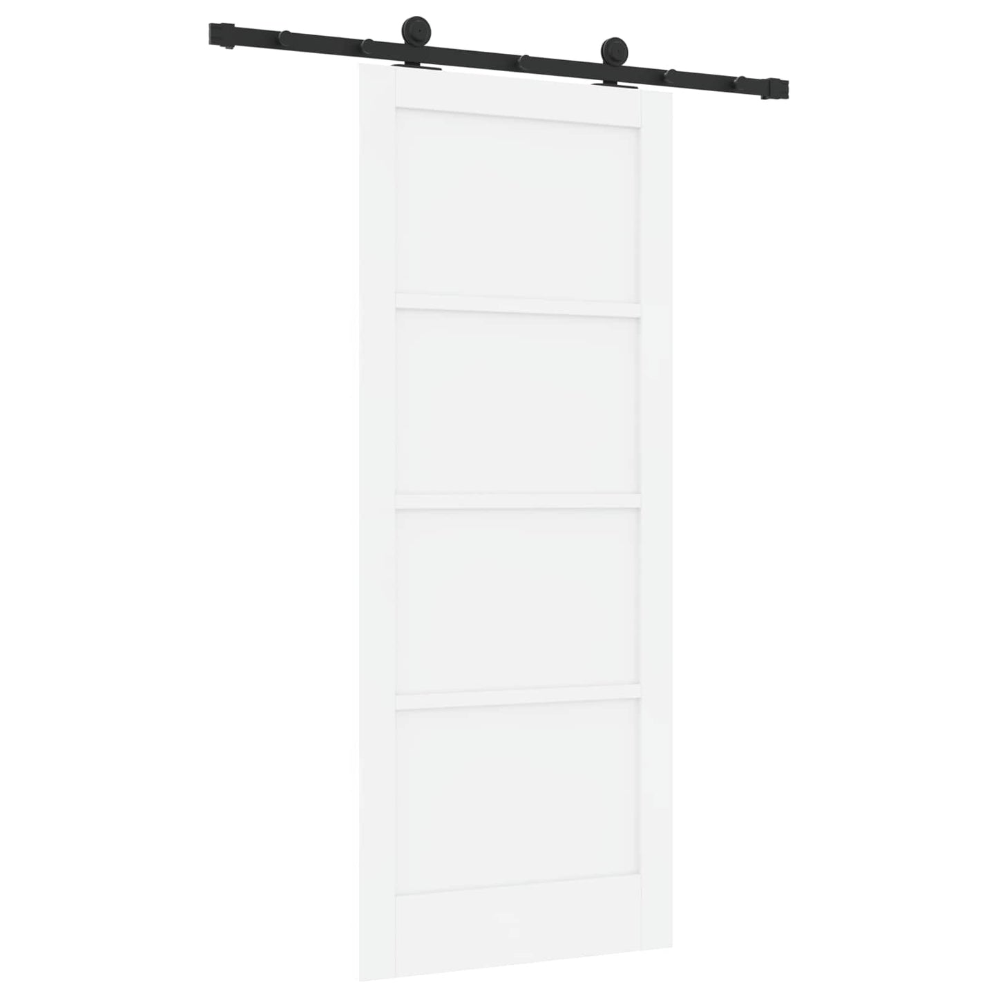 Schuifdeur ORKDAL Wit 83 x 202 cm Massief grenenhout