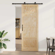 Schuifdeur Orkdal 83x232 cm massief grenenhout naturel