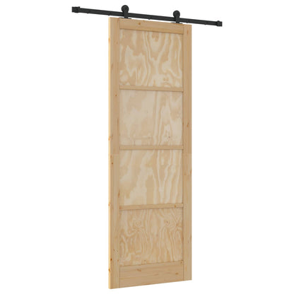 Schuifdeur ORKDAL Naturel 83 x 232 cm Massief grenenhout