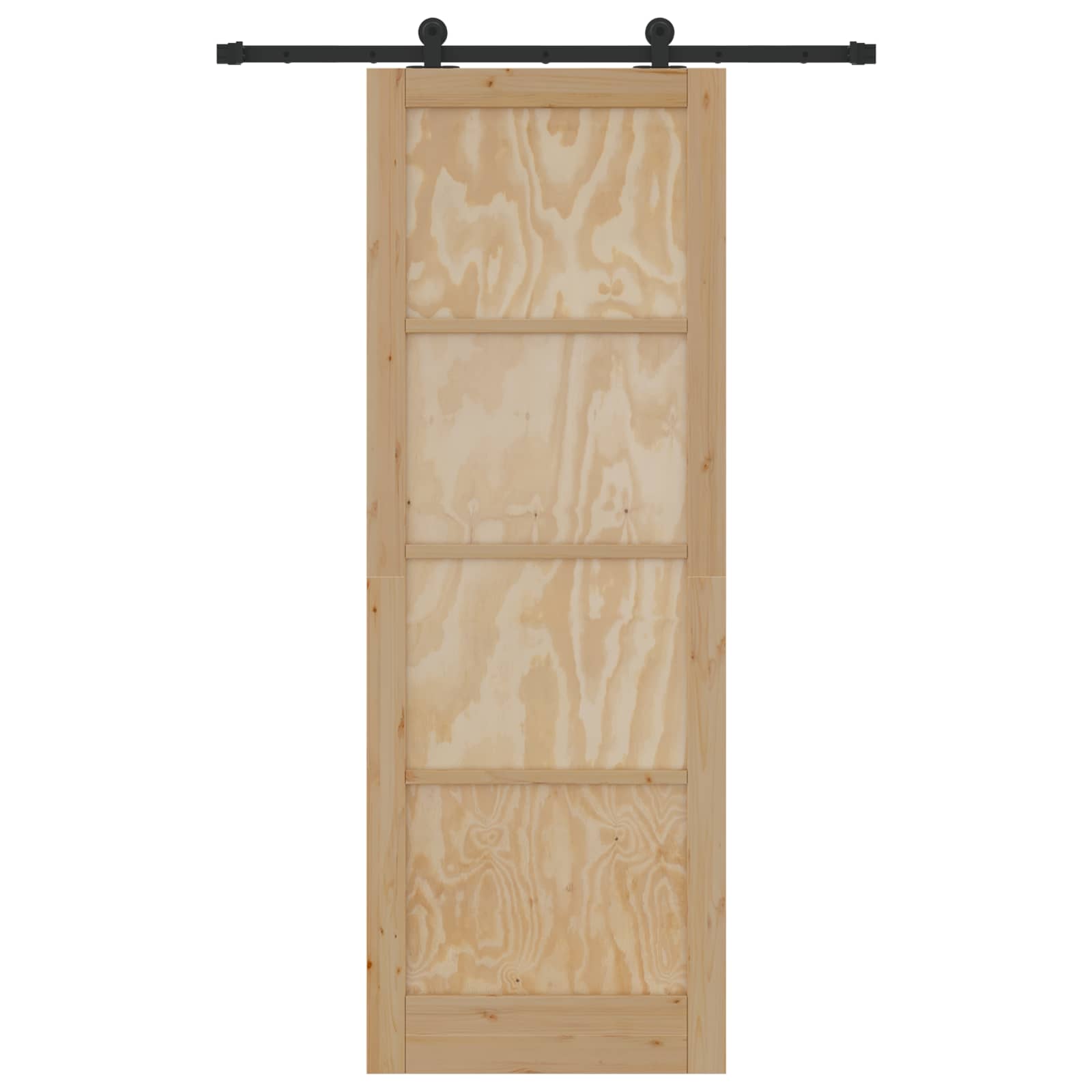 Schuifdeur ORKDAL Naturel 83 x 232 cm Massief grenenhout