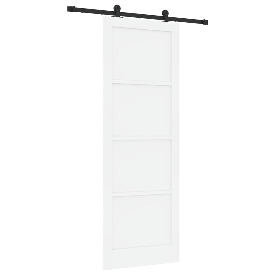 Schuifdeur ORKDAL Wit 83 x 232 cm Massief grenenhout