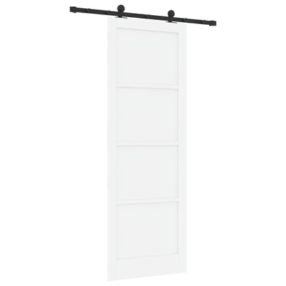 Schuifdeur ORKDAL Wit 83 x 232 cm Massief grenenhout