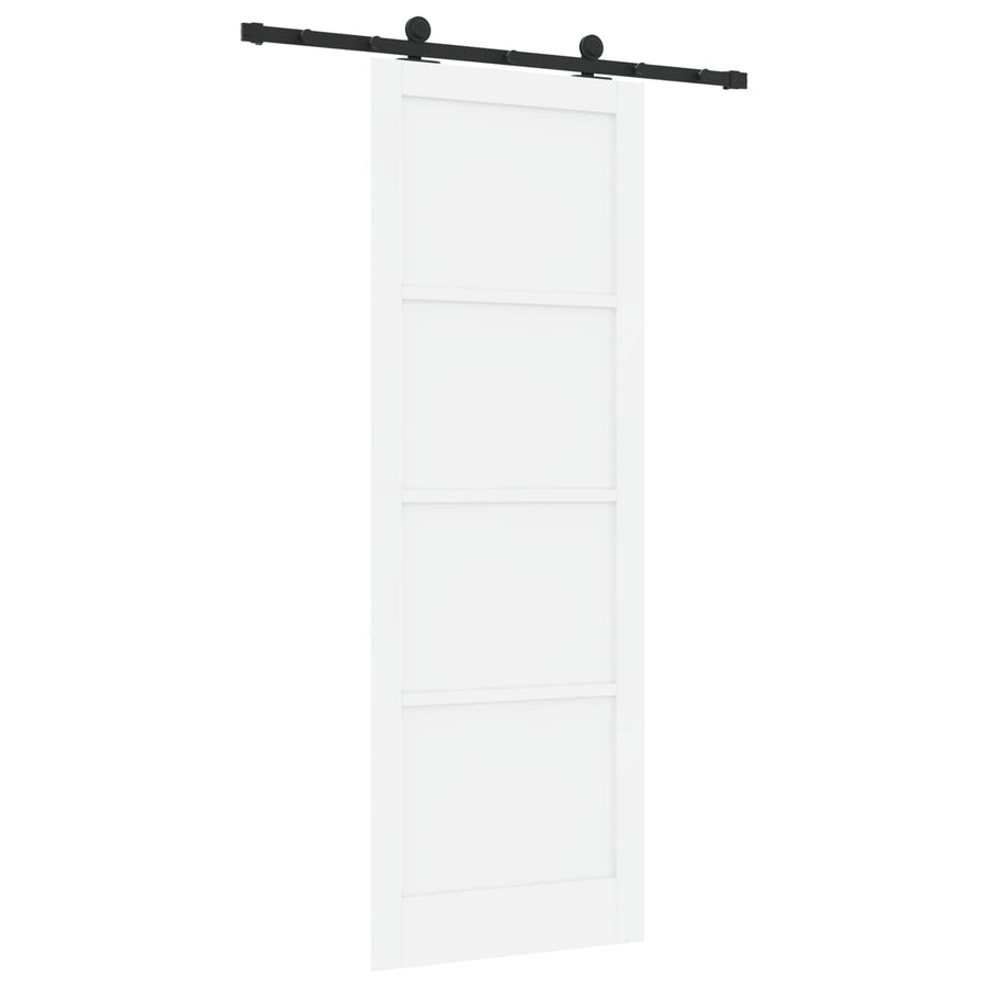 Schuifdeur ORKDAL Wit 83 x 232 cm Massief grenenhout