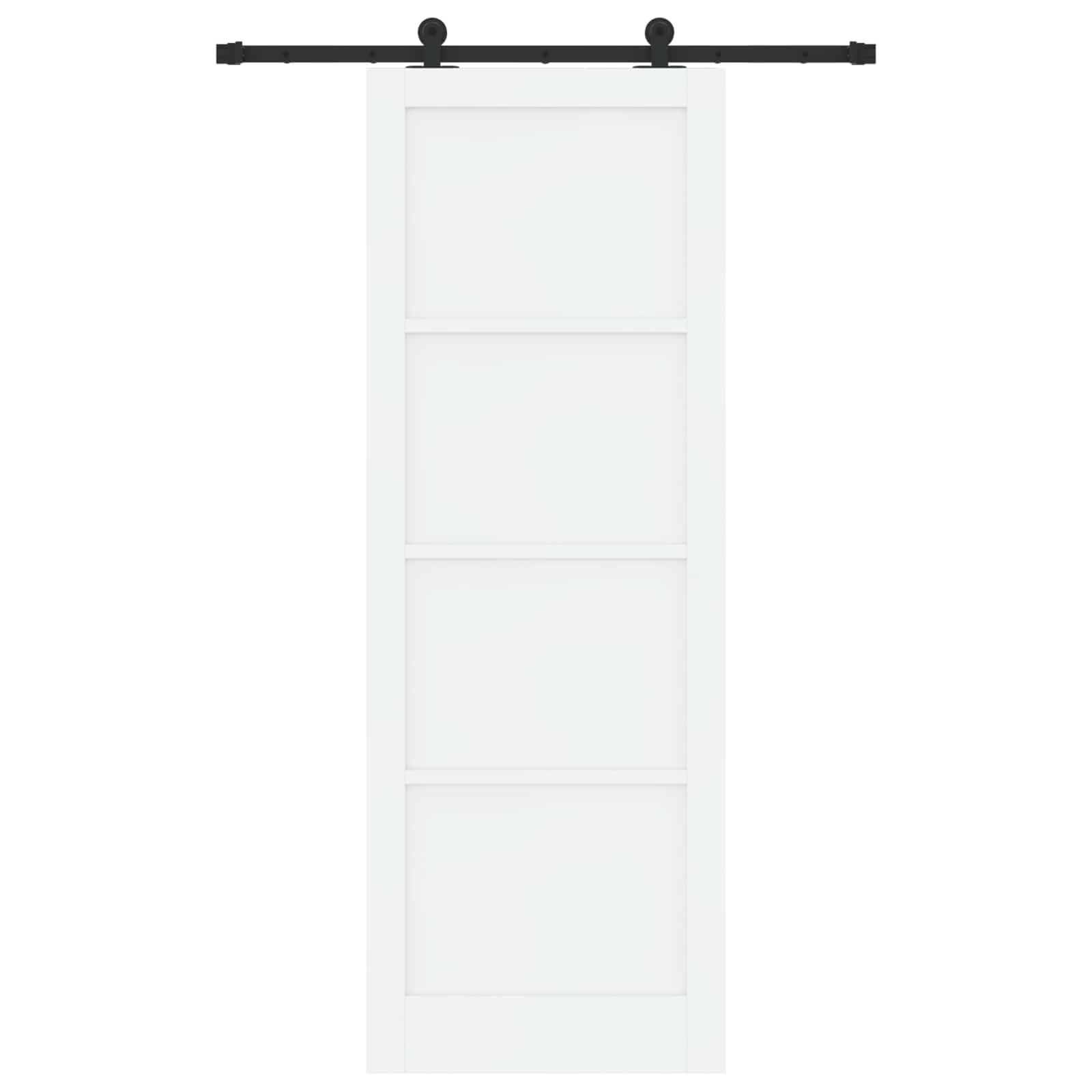 Schuifdeur ORKDAL Wit 83 x 232 cm Massief grenenhout