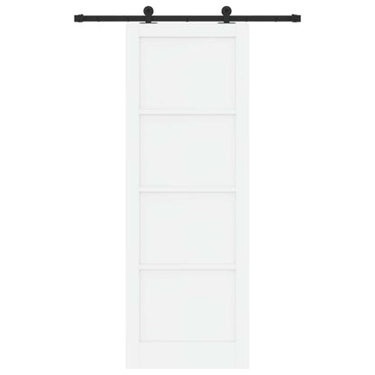 Schuifdeur ORKDAL Wit 83 x 232 cm Massief grenenhout