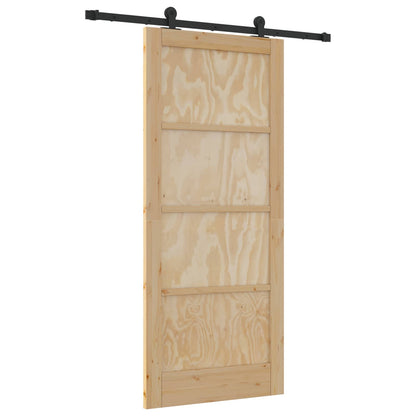 Schuifdeur ORKDAL Naturel 86 x 198,5 cm Massief grenenhout
